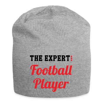 Expert Football Player: The Master of the Field - Jersey Beanie - heather grey - Front