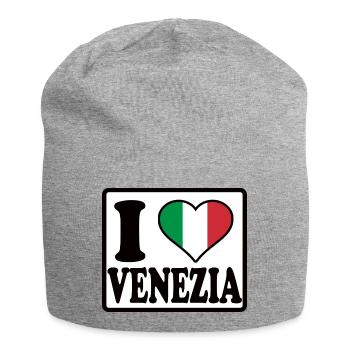 J’adore Venise - Bonnet en jersey - gris chiné - Devant