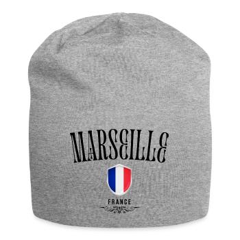 Marseille souvenir, elegant design Marseille - Jersey Beanie - heather grey - Front