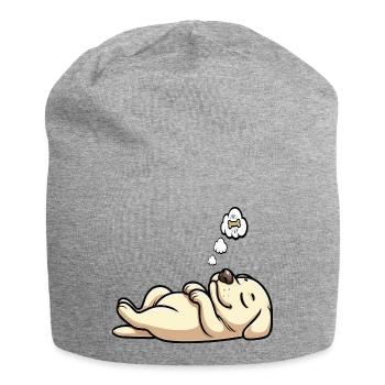 Labrador Labrador propriétaire Labrador lover - Bonnet en jersey - gris chiné - Devant