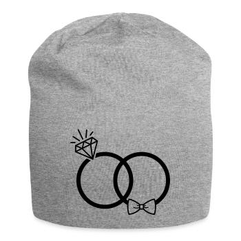 Alliances - Bonnet en jersey - gris chiné - Devant