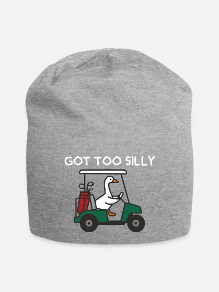 Zu dumm geworden, Golfgans - Jersey-Beanie - Grau meliert