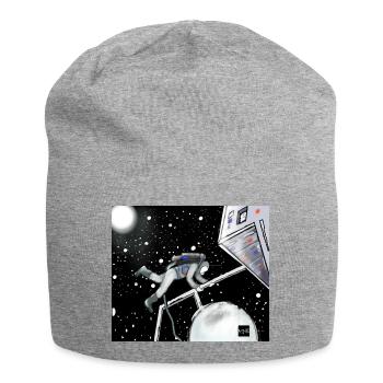 Explorateur spatial en orbite - Bonnet en jersey - gris chiné - Devant