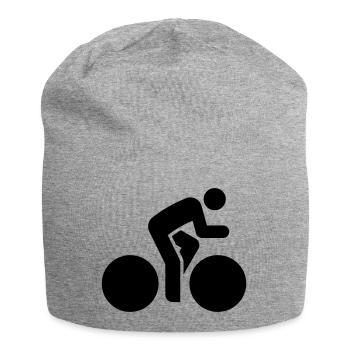 Radsportler, Fahrrad, Fahrradtour, Rennrad - Jersey-Beanie - Grau meliert - Vorne
