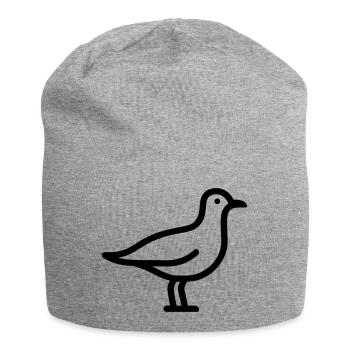 Seagull - Jersey Beanie - heather grey - Front