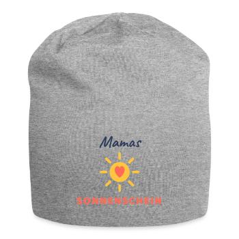 Mamas Sonnenschein - Jersey-Beanie - Grau meliert - Vorne
