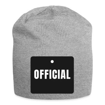 Official Badge - Official Original Gift - Jersey Beanie - heather grey - Front