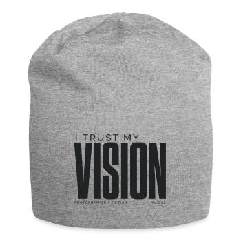 I Trust My Vision | Photographer's Edition - Jersey Beanie - heather grey - Front