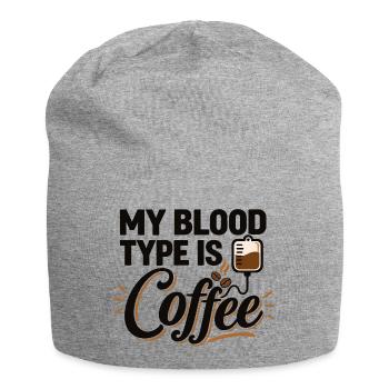 Kaffeeliebhaber, Espresso-Liebhaber, Koffein-Enthusiast - Jersey-Beanie - Grau meliert - Vorne
