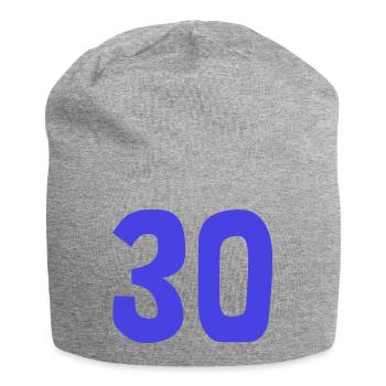 30. 30 YEARS. 30th ANNIVERSARY. 30TH ANNIVERSARY. - Jersey Beanie - heather grey - Front
