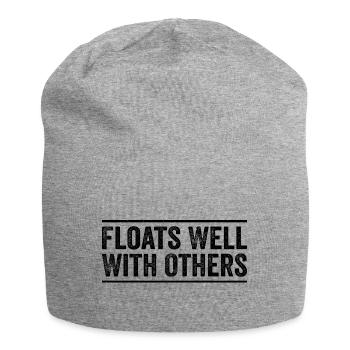 Summer River Floats Well With Others Float Trip - Jersey Beanie - heather grey - Front