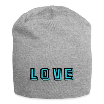 LOVE. MOM. MOTHER'S DAY. HAPPY MOTHER'S DAY - Jersey Beanie - heather grey - Front
