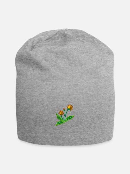 Dandelion - Jersey-Beanie - Grau meliert