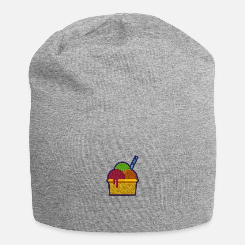 Glace - Bonnet en jersey - gris chiné
