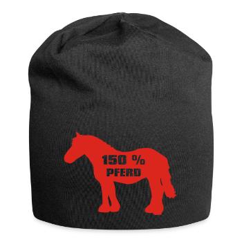 Cheval 150 pour cent - Cold Blood - Bonnet en jersey - noir - Devant