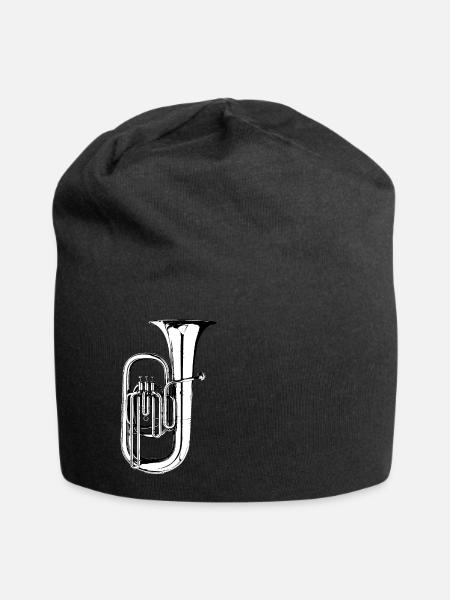 Tuba - Jersey-Beanie - Schwarz