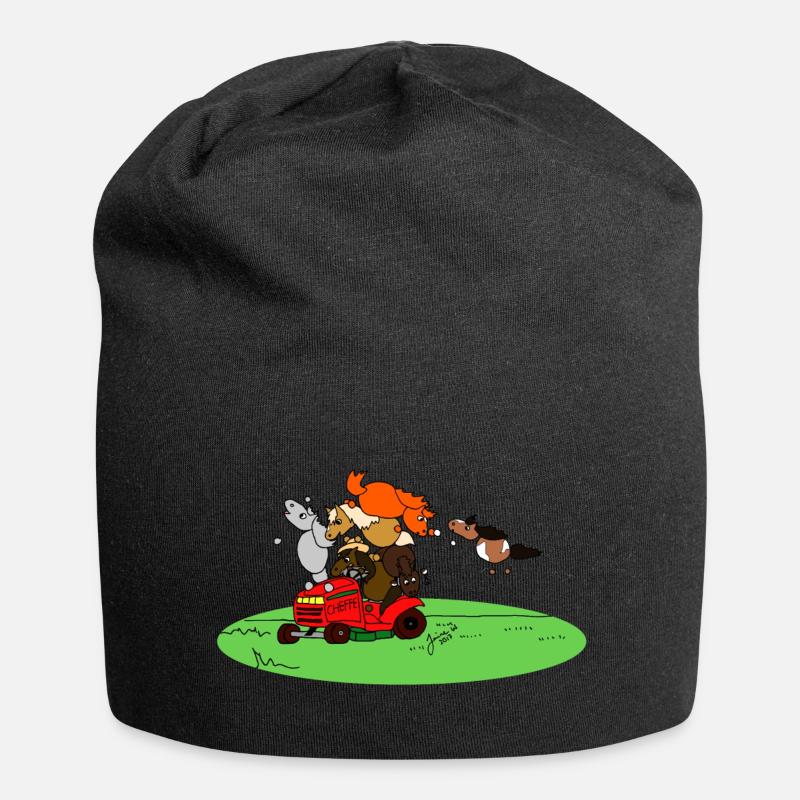 Cheffe on Tour - Jersey-Beanie - Schwarz