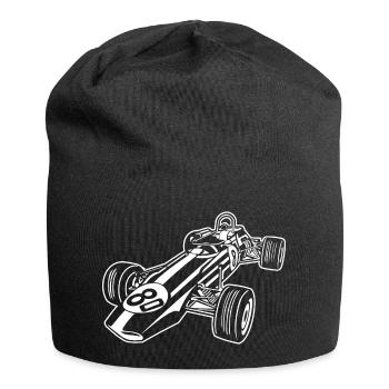Race Car / Race Car 02_white - Jersey Beanie - black - Front