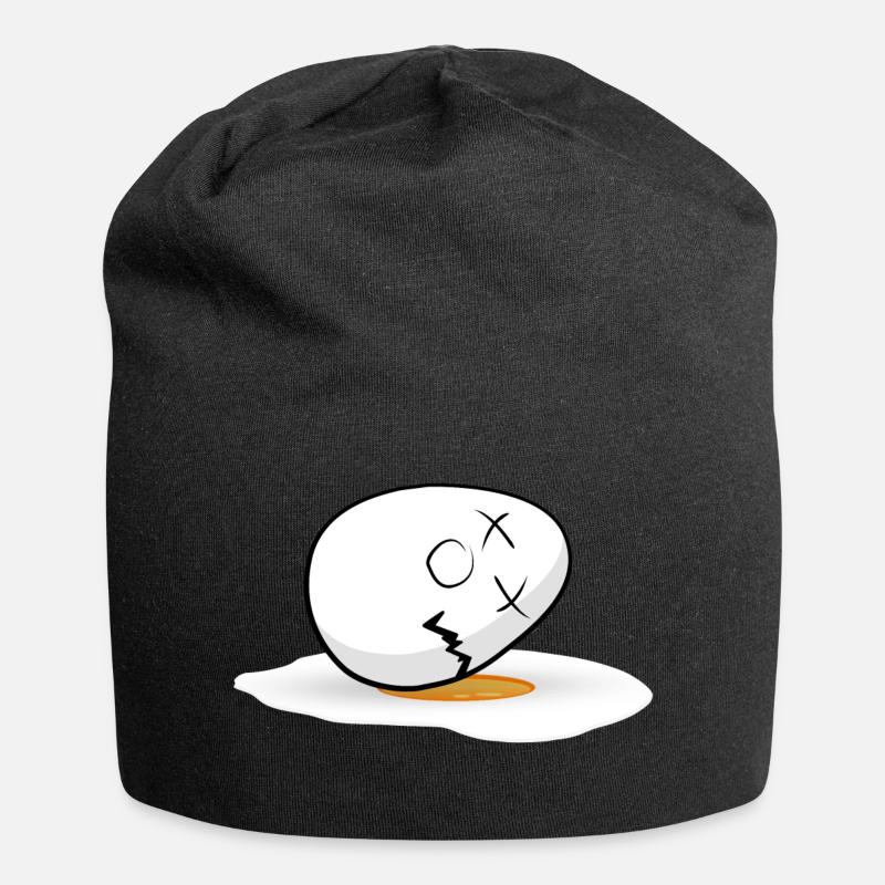 Joyeuses Pâques Egg - Bonnet en jersey - noir