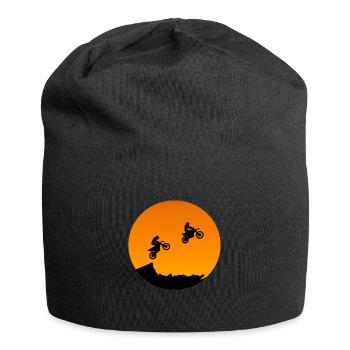 Biker - Jersey-Beanie - Schwarz - Vorne
