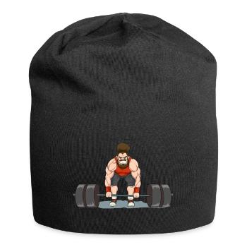 Haltérophilie - Entraînement Fitness Muscles Weights - Bonnet en jersey - noir - Devant