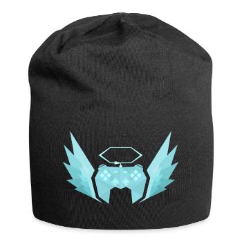 Controller with joins (pastel turquoise) - Jersey Beanie - black - Front