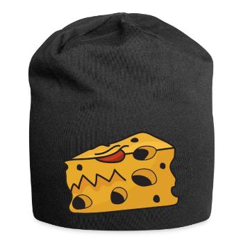 Monstre au fromage - Bonnet en jersey - noir - Devant