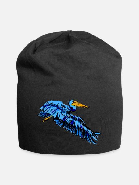Pelikan - Jersey-Beanie - Schwarz