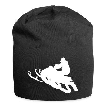 Snowmobile snowmobile snowmobile - Jersey Beanie - black - Front