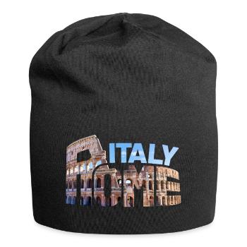 Arène de typographie Italie Rome Coliseum - Bonnet en jersey - noir - Devant