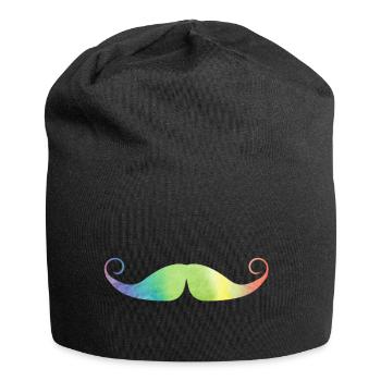 Holy Schnauzbart - Jersey-Beanie - Schwarz - Vorne