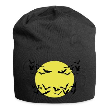 Chauve-souris, chauves-souris - Bonnet en jersey - noir - Devant