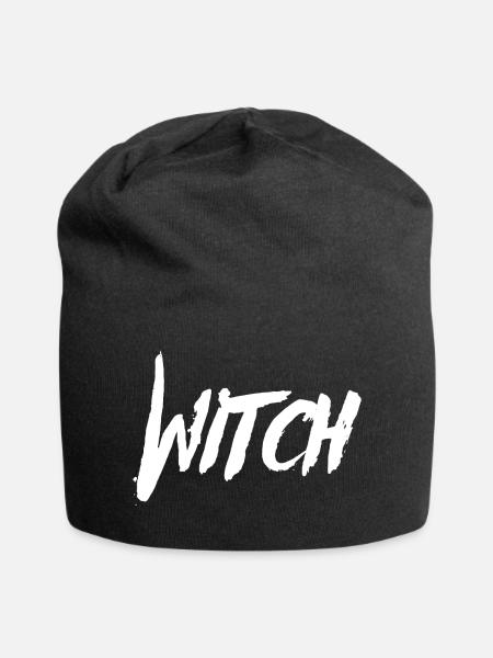 WITCH - Jersey-Beanie - Schwarz