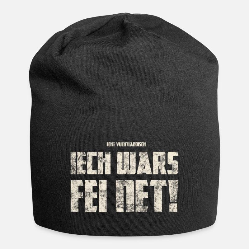 Ich Wars Fei Net! Original Vogtländisch - Jersey-Beanie - Schwarz