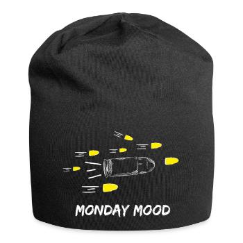 Monday Mood - Jersey Beanie - black - Front