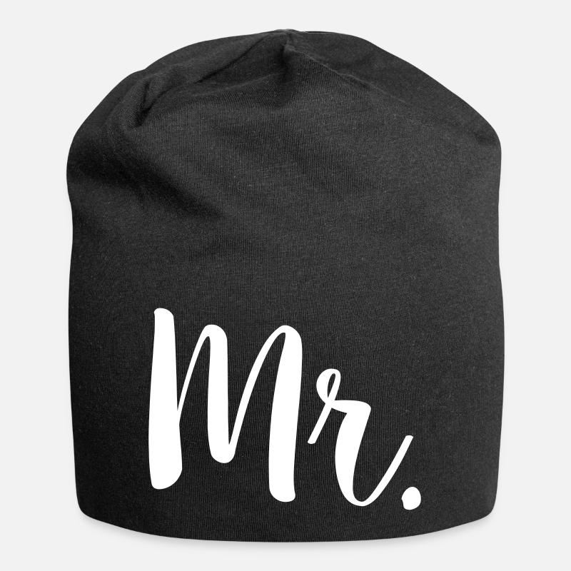 Mr. - Jersey-Beanie - Schwarz