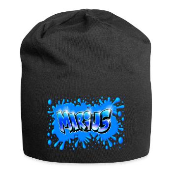 Marius Splash Graffiti - Jersey-Beanie - Schwarz - Vorne