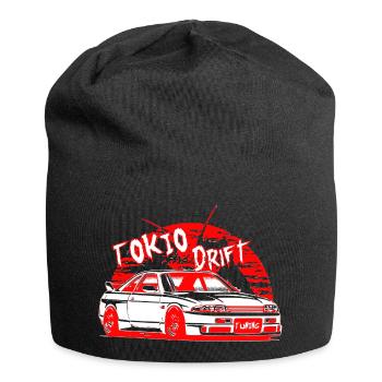 Voiture de dérive de Tokyo - Bonnet en jersey - noir - Devant