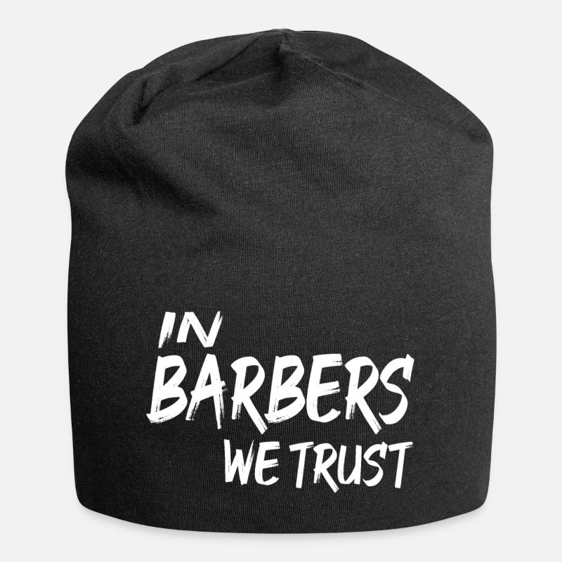 À Barbers We Trust - Bonnet en jersey - noir