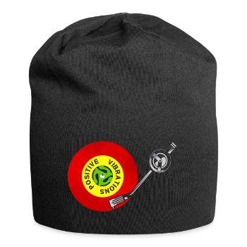 Positive Vibrations Red Gold Green Vinyl Record - Bonnet en jersey - noir - Devant