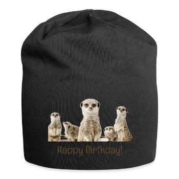 Bon anniversaire - Bonnet en jersey - noir - Devant