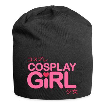 cosplay girl - Jersey Beanie - black - Front