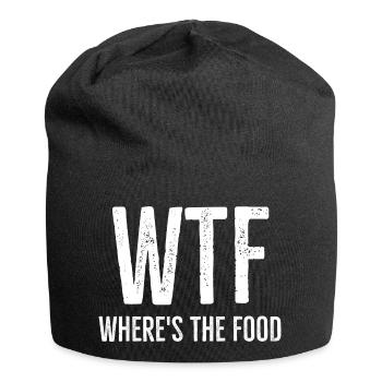 WTF Where es The Food - Jersey-Beanie - Schwarz - Vorne