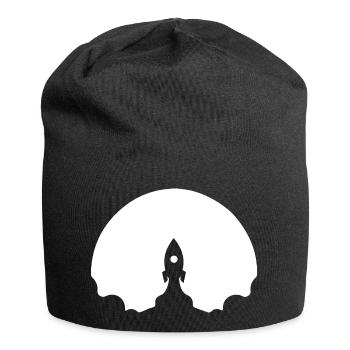 Rakete - Jersey-Beanie - Schwarz - Vorne