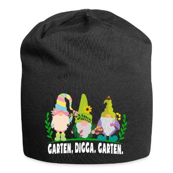 Garten, Digga. Garten. Gärtner Shirt - Jersey-Beanie - Schwarz - Vorne
