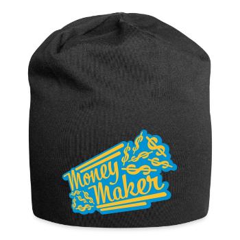 Money Maker Selfmade Dollar - Jersey-Beanie - Schwarz - Vorne
