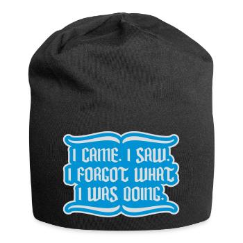 Je suis venu voir oublier - Bonnet en jersey - noir - Devant