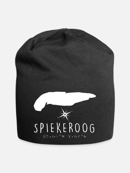 Spiekeroog - Jersey-Beanie - Schwarz