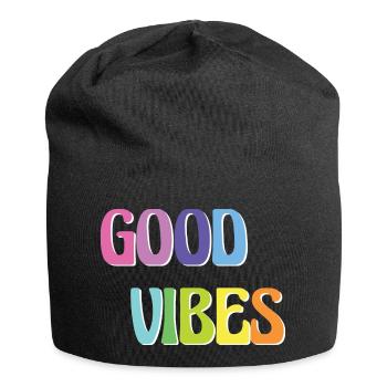 Bonnes vibrations - Bonnet en jersey - noir - Devant