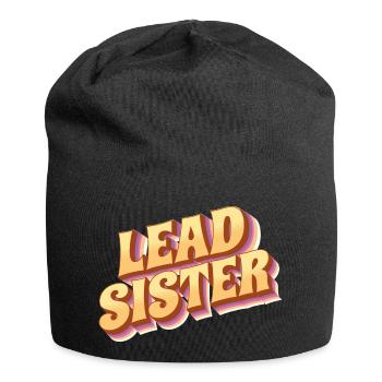Lead Sister - Du spielst die 1. Geige - Jersey-Beanie - Schwarz - Vorne
